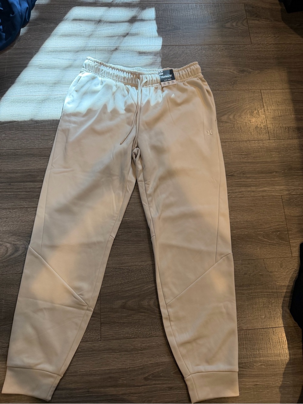Hurley Men’s Creamy Beige Jogger Sweatpants